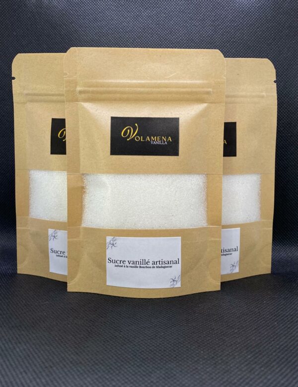 Lot sucre vanillé artisanal 150g
